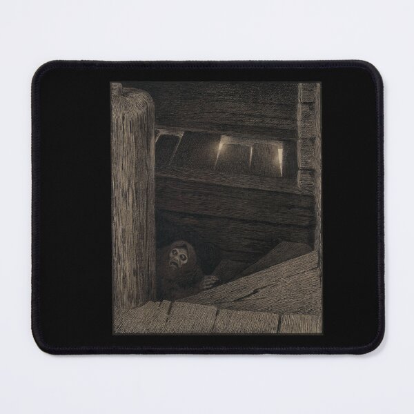Item preview, Theodor Kittelsen Illustration of the Black Death Plague on the stairs designed and sold by TeeARTHY.