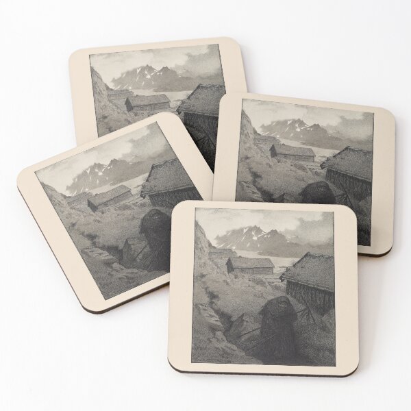 Item preview, Theodor Kittelsen Illustration of the Black Death (She rushes around the country.), 1900 designed and sold by TeeARTHY.