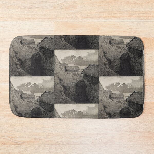 Item preview, Theodor Kittelsen Illustration of the Black Death (She rushes around the country.), 1900 designed and sold by TeeARTHY.