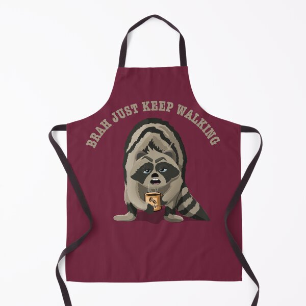 Item preview, Brah just keep walking Coffee raccoon illustration  designed and sold by TipTopTapo.