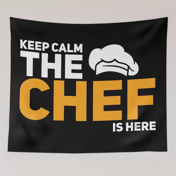 Item preview, Keep Calm The Chef Is Here designed and sold by TheOneStyleBro.