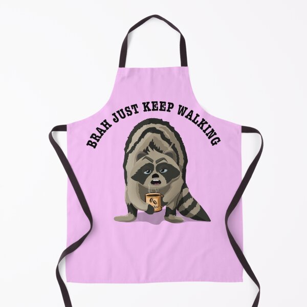 Item preview, Brah just keep walking Coffee raccoon illustration  designed and sold by TipTopTapo.