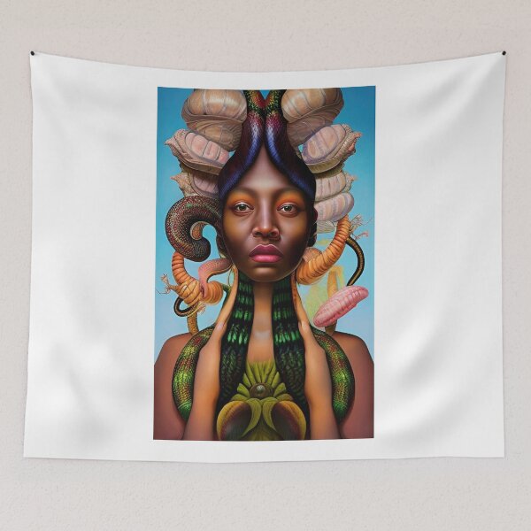 Item preview, Medusa Fear of The Black Woman designed and sold by LoveLightGifts.