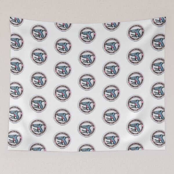 Item preview, I Didnt Choose The Craft life, The Craft Life Choose Me Sticker designed and sold by designolo.