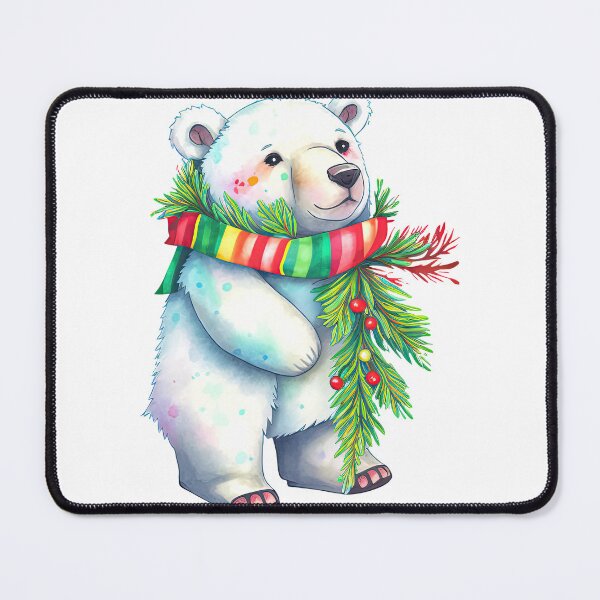 Item preview, christmas baby polar bear designed and sold by sweetanndspooky.