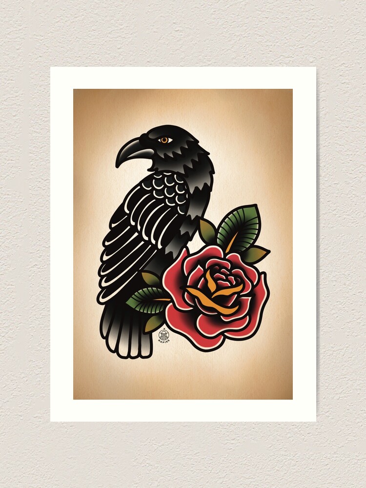 Raven Tattoo by Pepper: TattooNOW