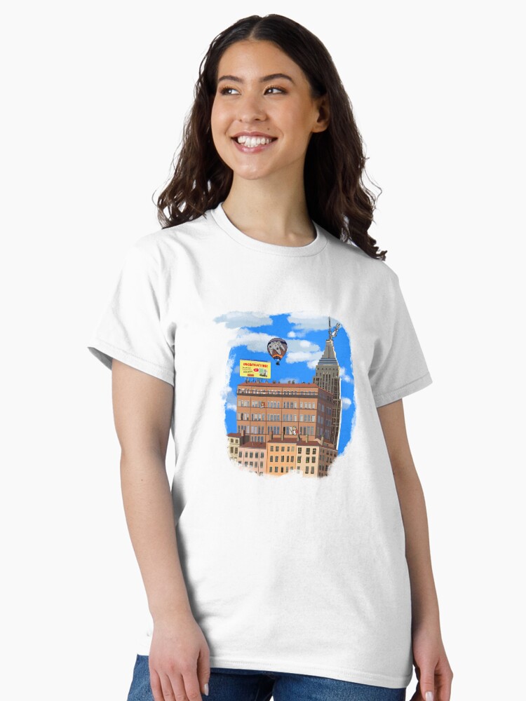 Thumbnail 2 of 7, Classic T-Shirt, Life mural designed and sold by mimoozai.