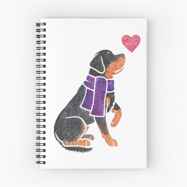 Item preview, Acuarela Rottweiler (cola) designed and sold by animalartbyjess.