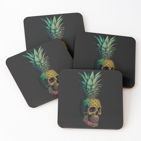 Item preview, Pineapple Skull designed and sold by MindTankArt.