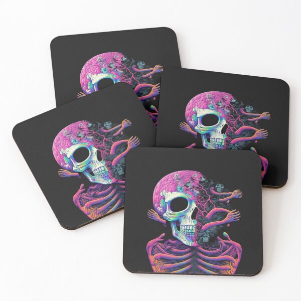 Item preview, Melting skull  designed and sold by MindTankArt.