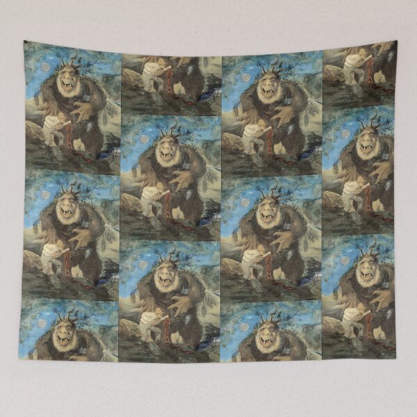 Item preview, Theodor Kittelsen Skogstroll designed and sold by TeeARTHY.