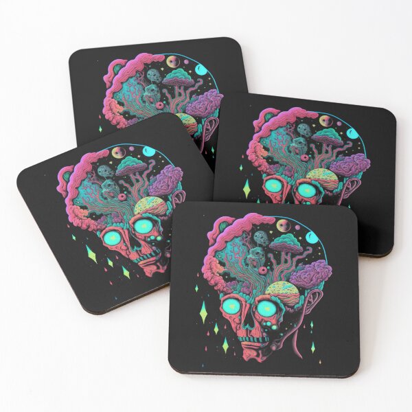 Item preview, Trippy Skull designed and sold by MindTankArt.