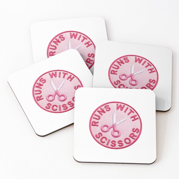 Item preview, Runs With Scissors Sticker designed and sold by designolo.