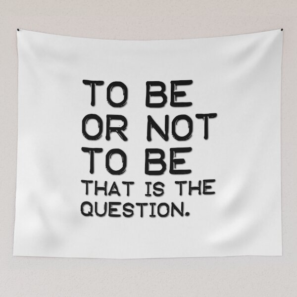Item preview, To be or not to be (black) designed and sold by didijuca.