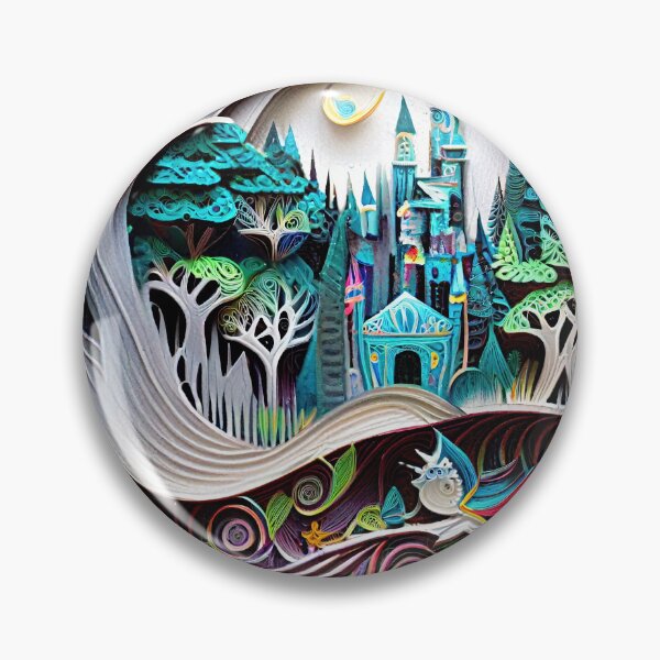Item preview, Paper Art Colorful Castle in the Forest designed and sold by Staibshine.