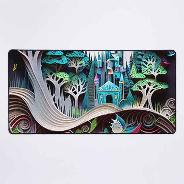 Item preview, Paper Art Colorful Castle in the Forest designed and sold by Staibshine.