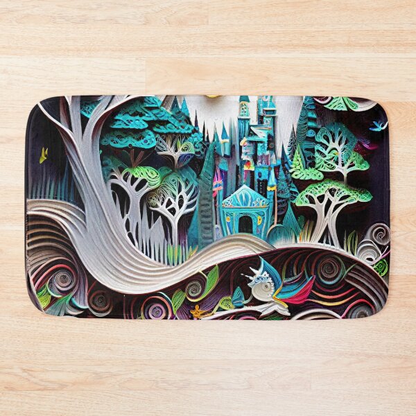 Item preview, Paper Art Colorful Castle in the Forest designed and sold by Staibshine.