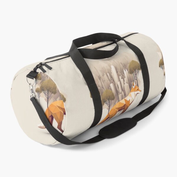 Item preview, polygonal fox with forest aesthetic designed and sold by Makoto-Styl.