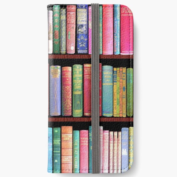 Bookworm Antique books iPhone Wallet