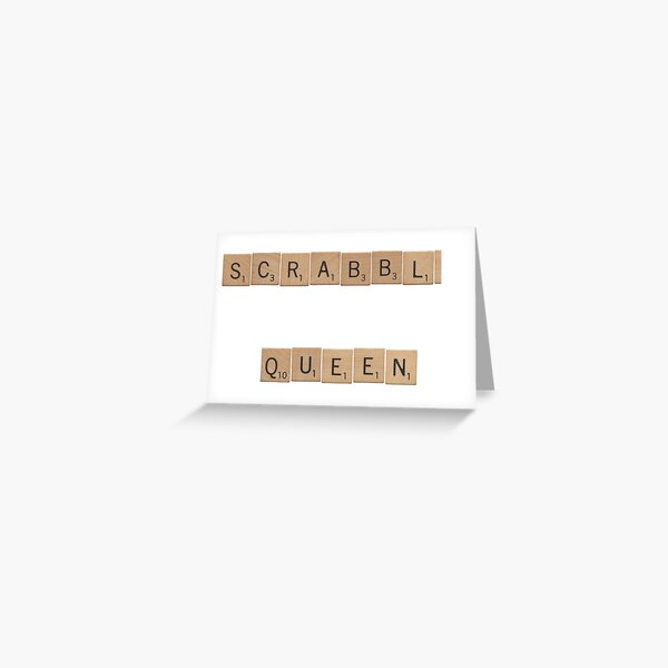Scrabble Greeting Cards Redbubble Scrabble Greeting Cards Redbubble