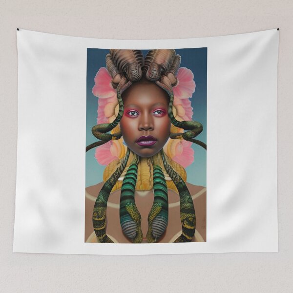 Item preview, Medusa Fear of The Black Woman designed and sold by LoveLightGifts.