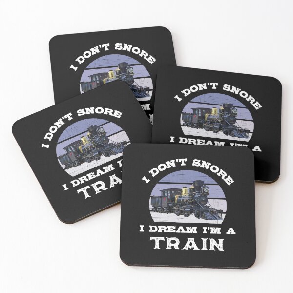 Item preview, I Don't Snore I Dream I'm A Train for Train Lovers  designed and sold by elvisg03.