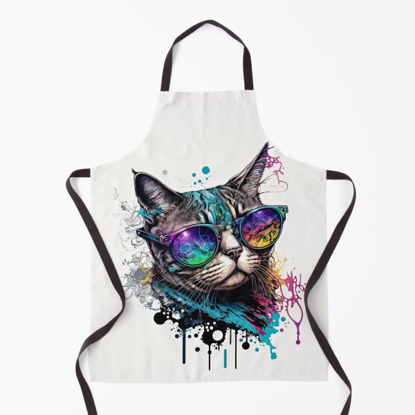 Item preview, Copy of Trippy psychedelic cat wearing sunglasses designed and sold by vladology.