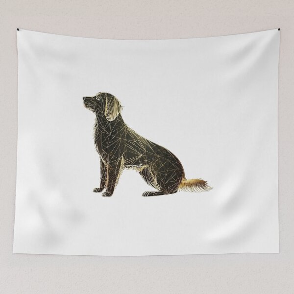 Item preview, Geometric Line Dog designed and sold by ArtShanth.