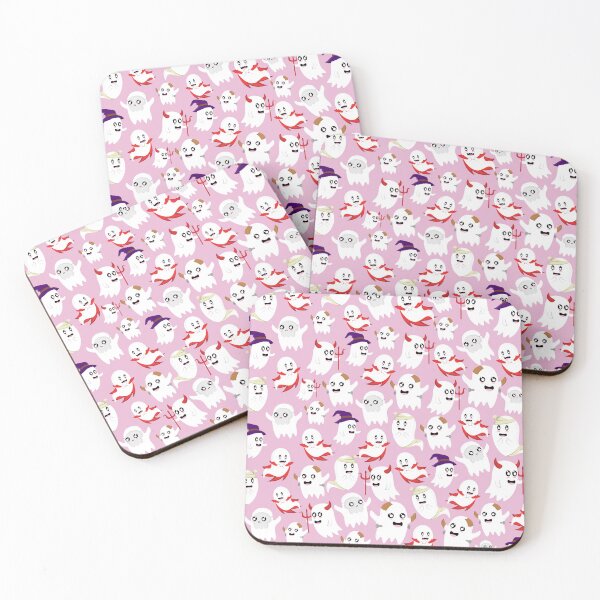 Item preview, pink ghosts halloween all year designed and sold by sweetanndspooky.