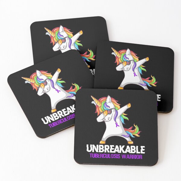 Item preview, Conciencia de la tuberculosis - Unicornio Tuberculosis Warrior Ribbon IRROMPIBLE designed and sold by Fernandezf.