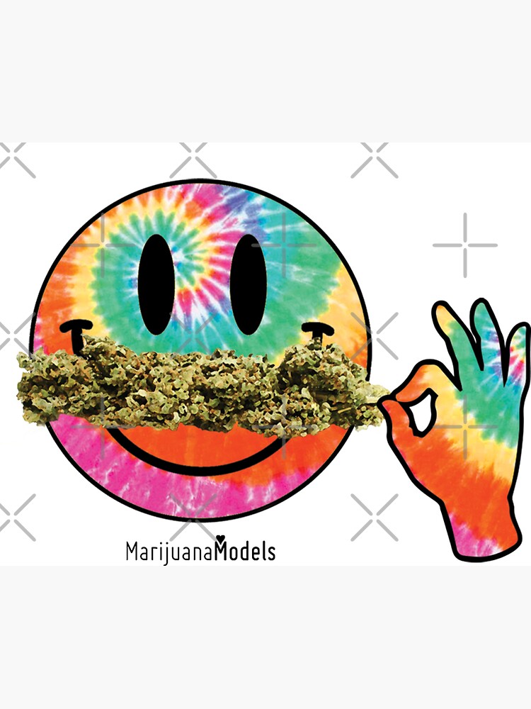Smiley Weedstache by kushcommon