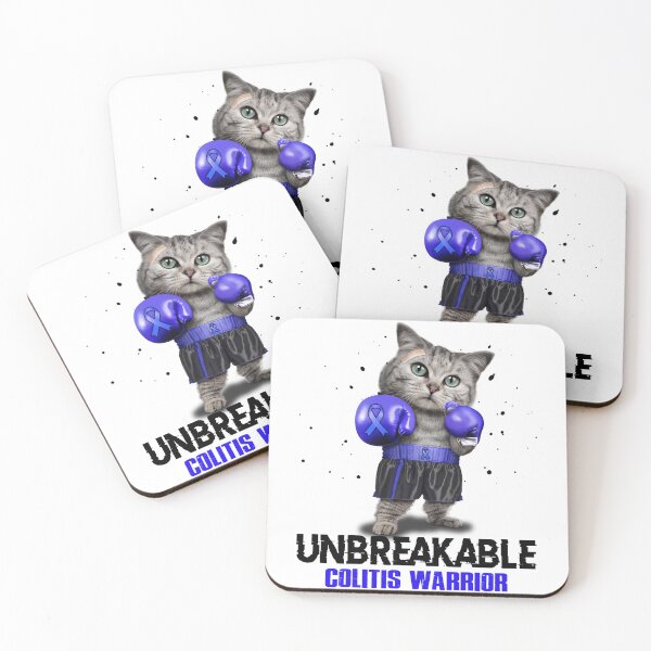 Item preview, Colitis Warrior - UNBREAKABLE - Colitis Ribbon designed and sold by EdithShop59.