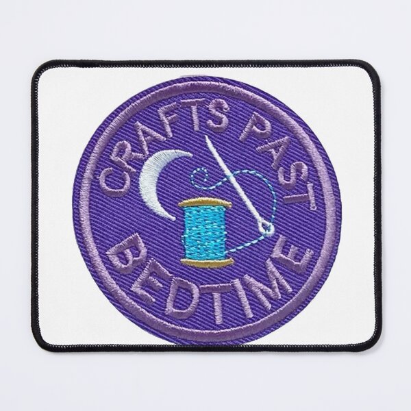 Item preview, Crafts Past Bedtime Sticker designed and sold by designolo.
