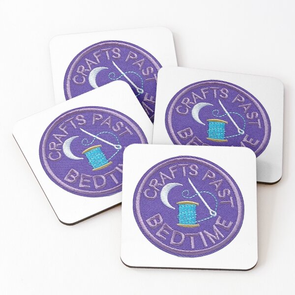 Item preview, Crafts Past Bedtime Sticker designed and sold by designolo.
