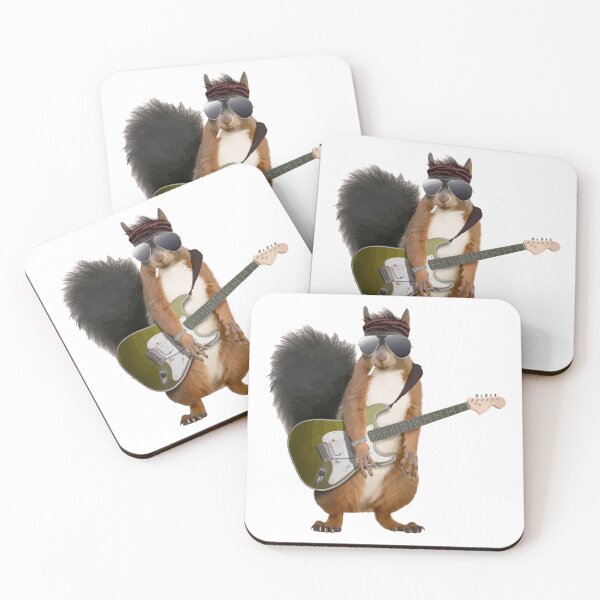 Item preview, Rockstar Squirrel with Attitude designed and sold by ChewBug Designs.