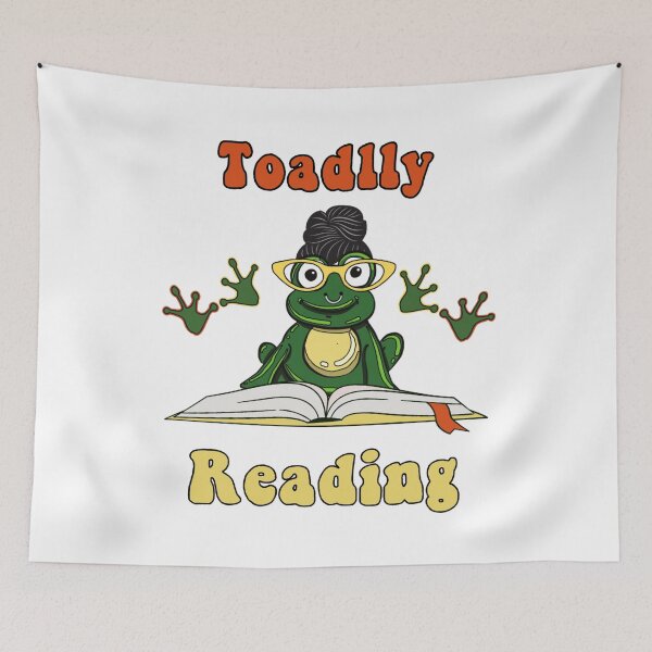 Item preview, Funny Book Worm Toad designed and sold by GarnersDesigns.