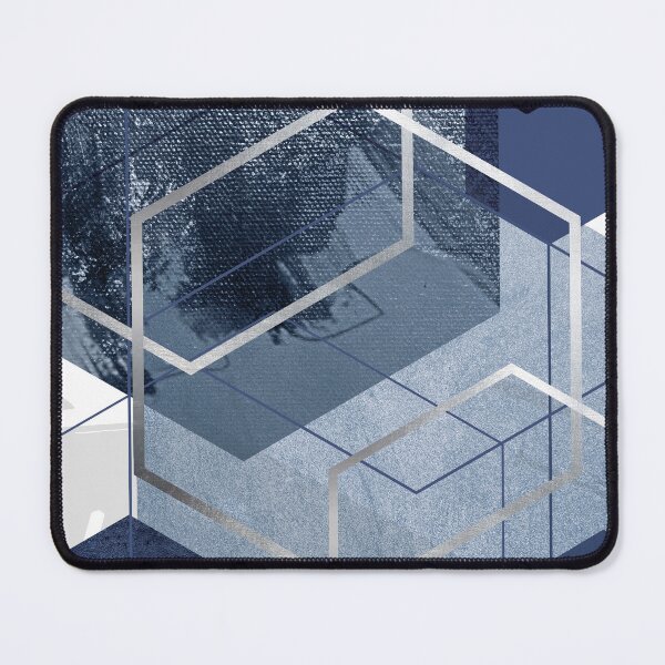 Item preview, Blue and Grey Geo designed and sold by UrbanEpiphany.