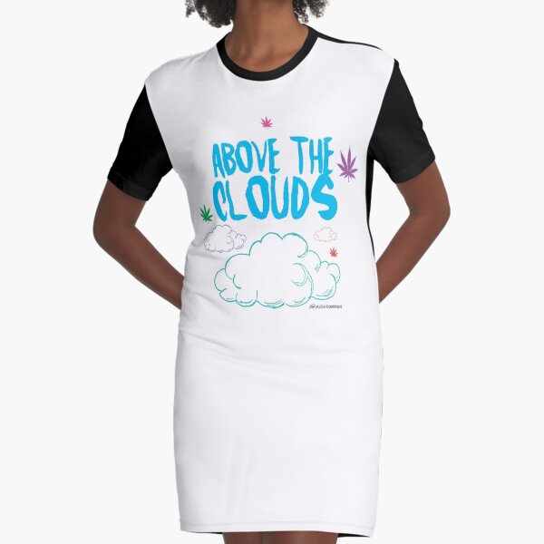 Above the Clouds Graphic T-Shirt Dress