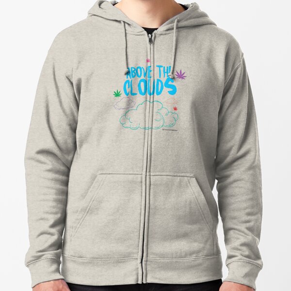 Above the Clouds Zipped Hoodie