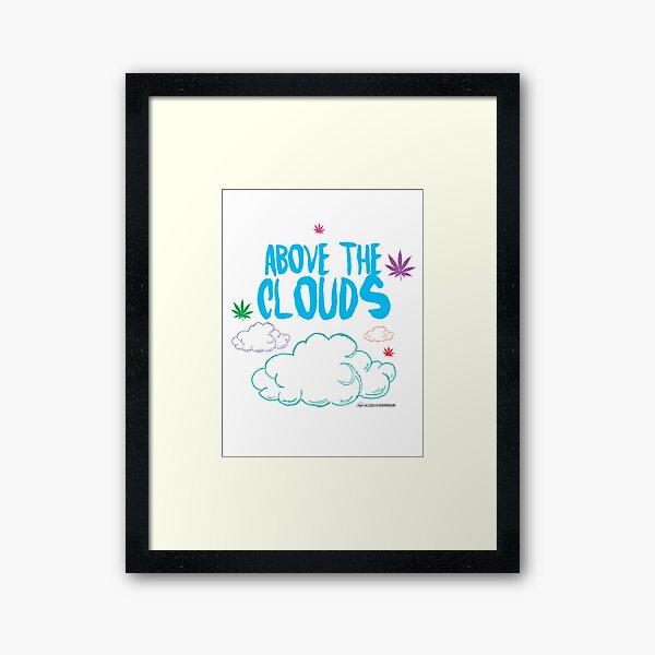 Above the Clouds Framed Art Print