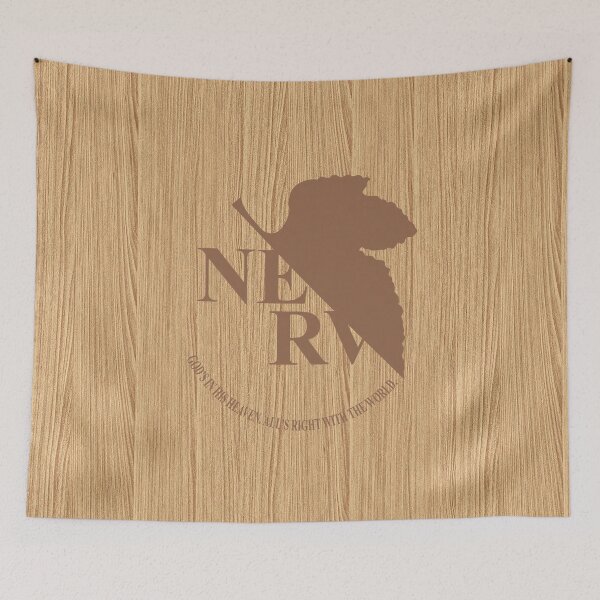 Item preview, NERV Wood - Neon Genesis Evangelion designed and sold by Anderson-Arte.