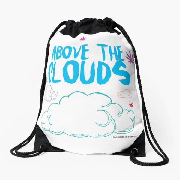 Above the Clouds Drawstring Bag