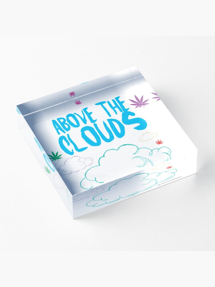 Alternate view of Above the Clouds Acrylic Block