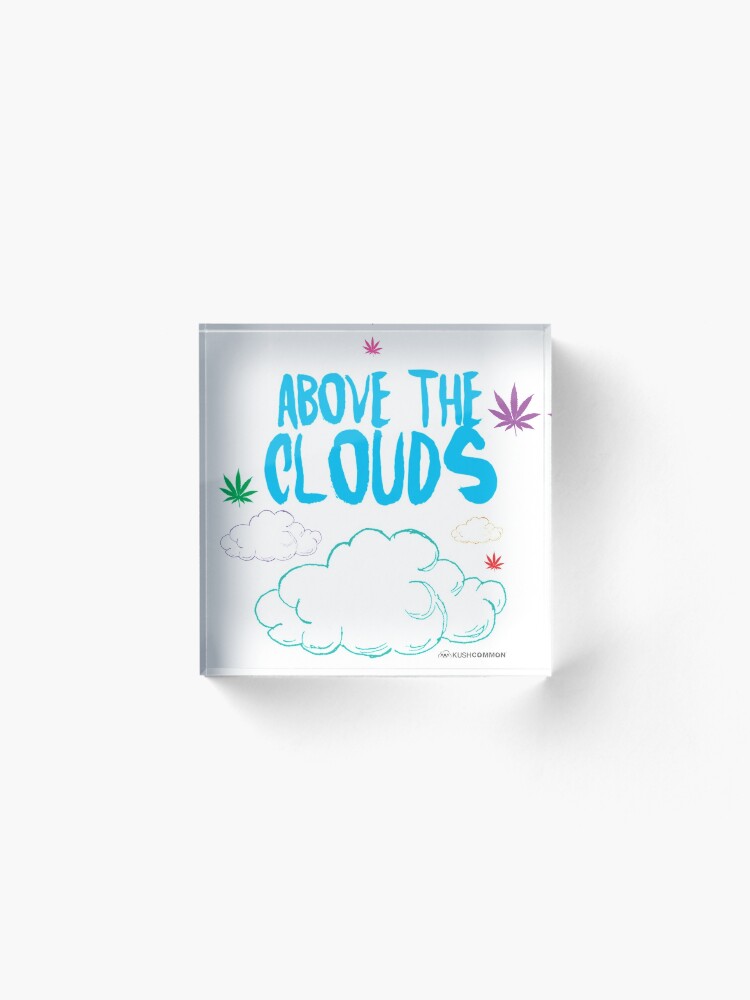 Alternate view of Above the Clouds Acrylic Block