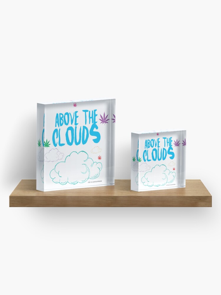 Alternate view of Above the Clouds Acrylic Block