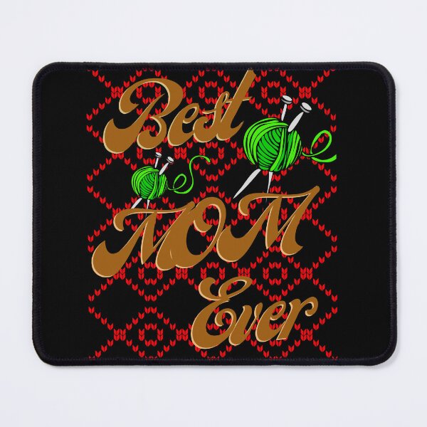 Item preview, best knitting mom ever typographic t-shirt designed and sold by Swagmode.