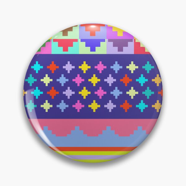 Aperçu de l'œuvre Motif Ethnique Patchwork Patchwork Motif Mexicain Coloré créée et vendue par Anna Lemos.