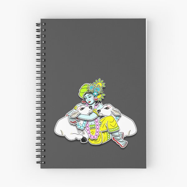 Item preview, Sri Krishna with cows designed and sold by GundicaArt.