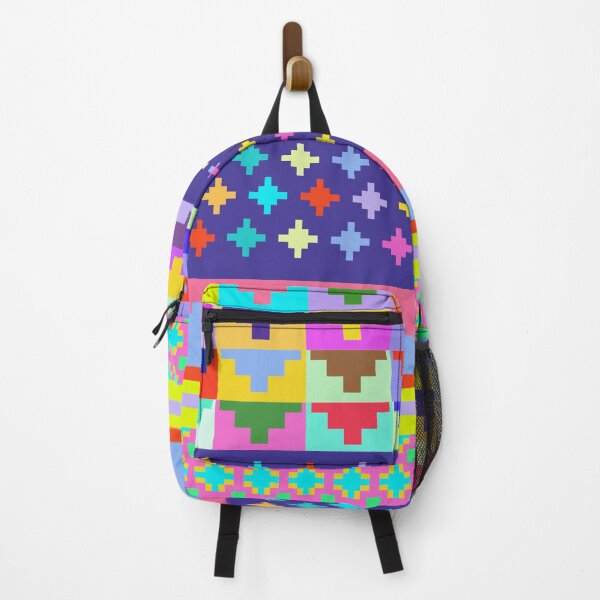 Aperçu de l'œuvre Motif Ethnique Patchwork Patchwork Motif Mexicain Coloré créée et vendue par Anna Lemos.