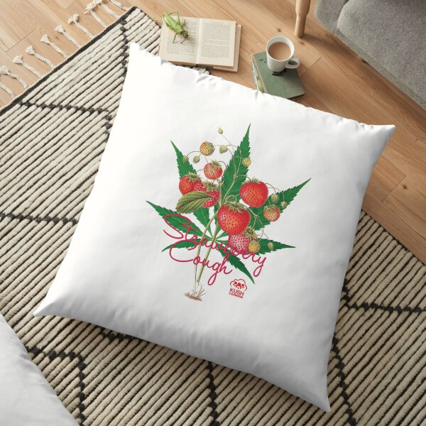 Strawberry Cough Floor Pillow